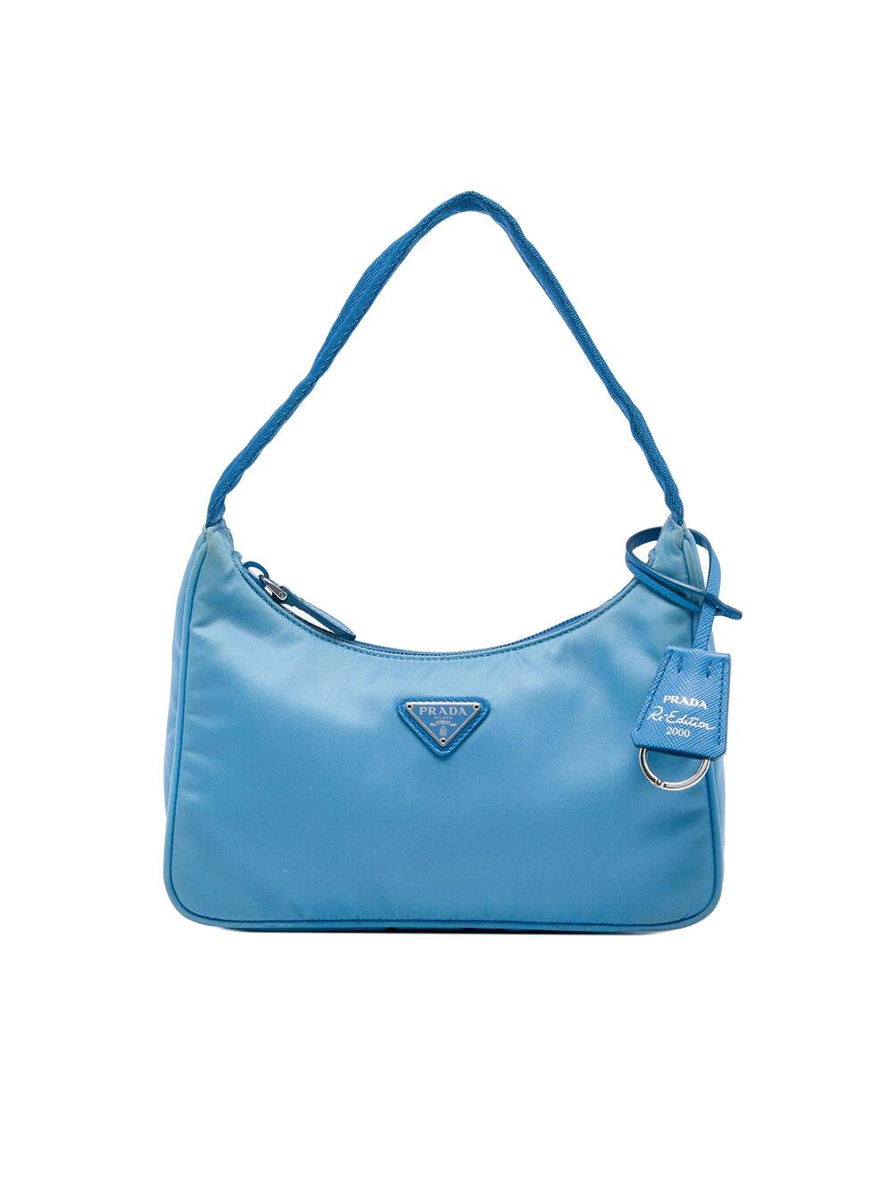 Prada Re-Edition Hobo Tessuto Mini #367687P83B